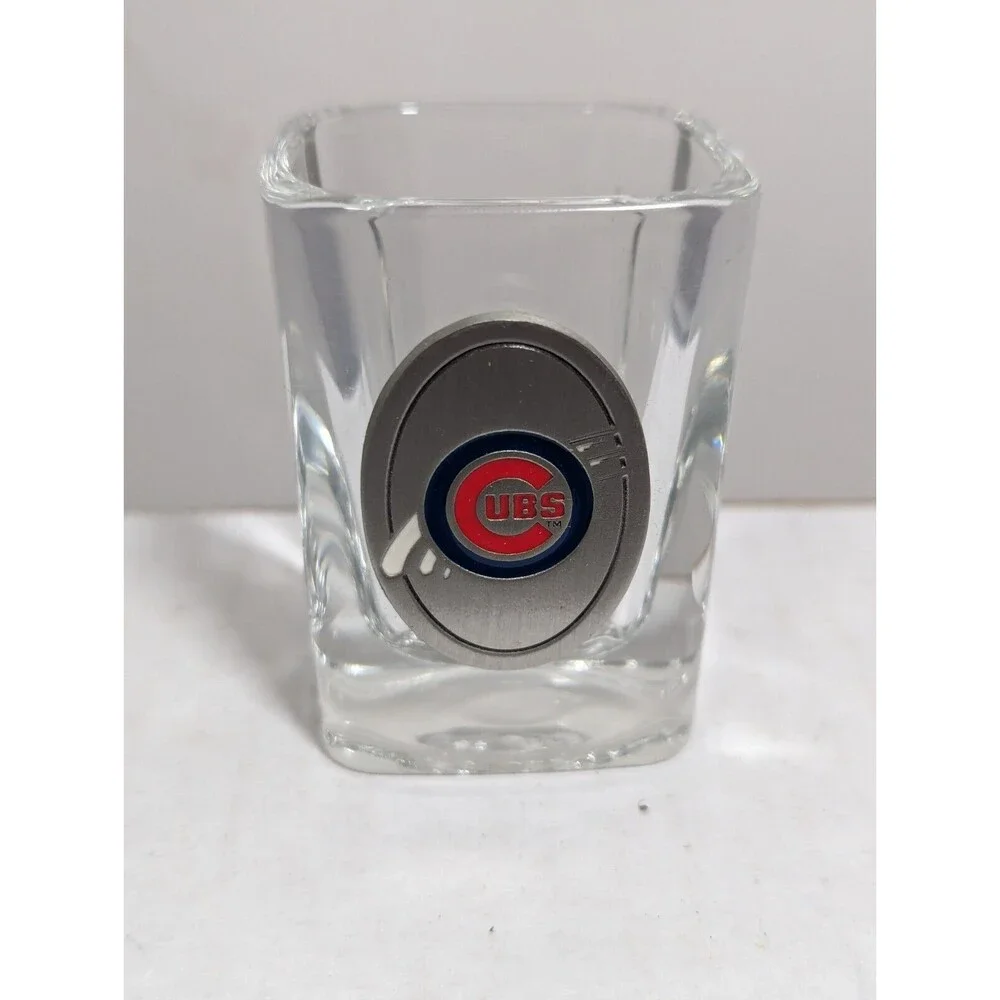 Chicago Cubs Wrigley Field Shot Glass MLB Cubbies Party Drinkware Square Shots